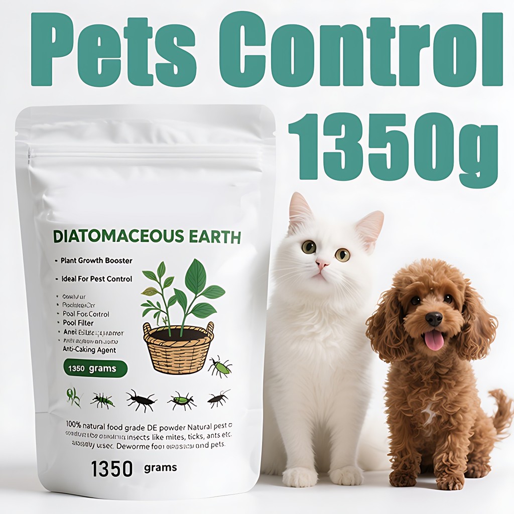 Diatomaceous Earth Organic Pest Control for Plants and Pets | Shopee ...