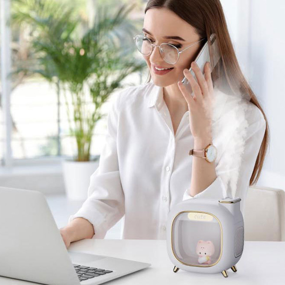 Mini Portable Humidifier For Bedroom Office Cute Wireless USB ...