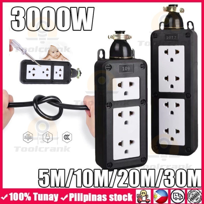 5M/10M Power Socket Universal Power Extension Cord Socket Universal ...