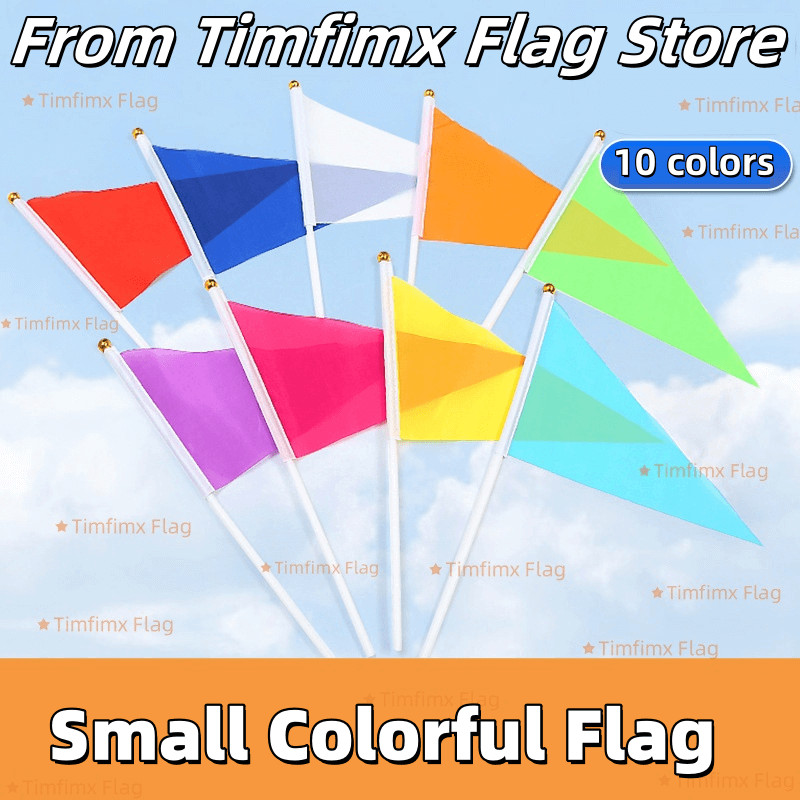 Timfimx Multicolor Triangle Pennant Flags Party & Celebration Decor Red ...