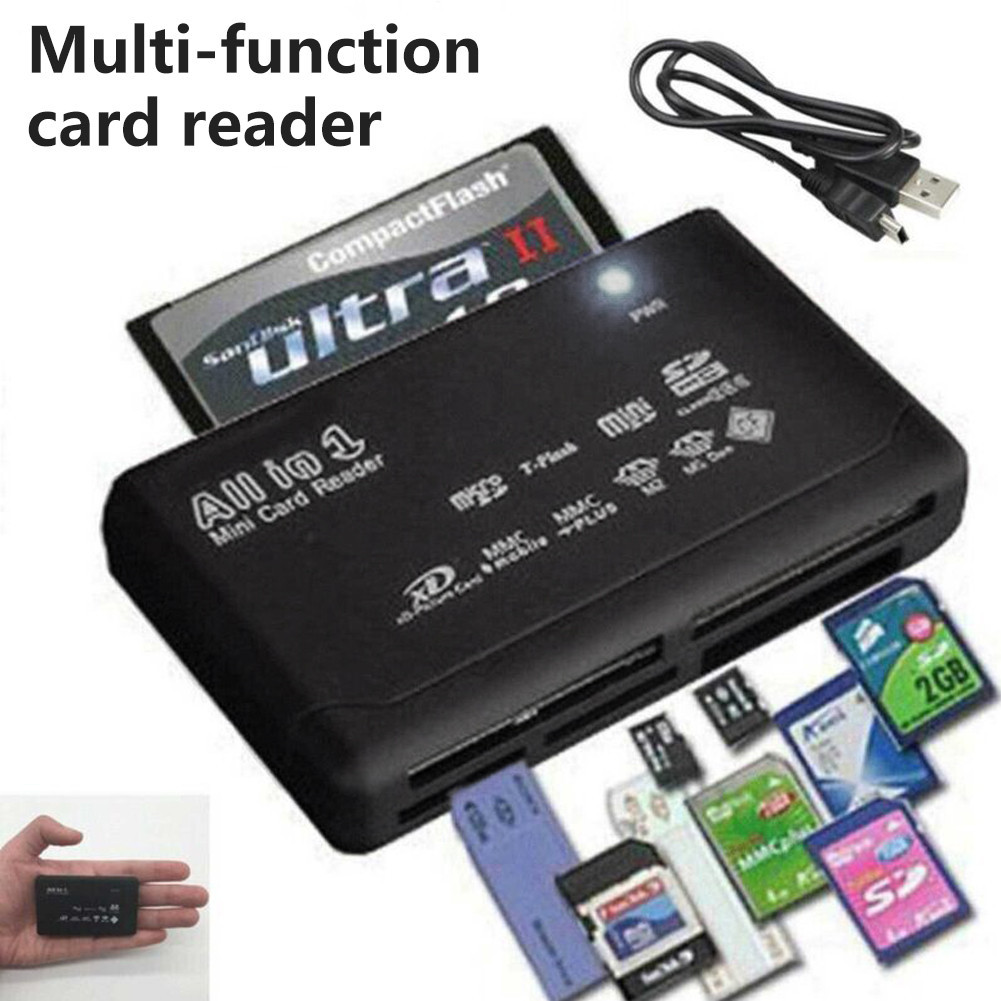 Universal USB Reader All in One Memory Card Reader For SD SDHC Mini ...