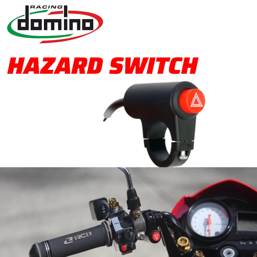 Motorcycle Handle Bar Switch Alloy Hazard Switch ON/OFF Signal Flasher ...