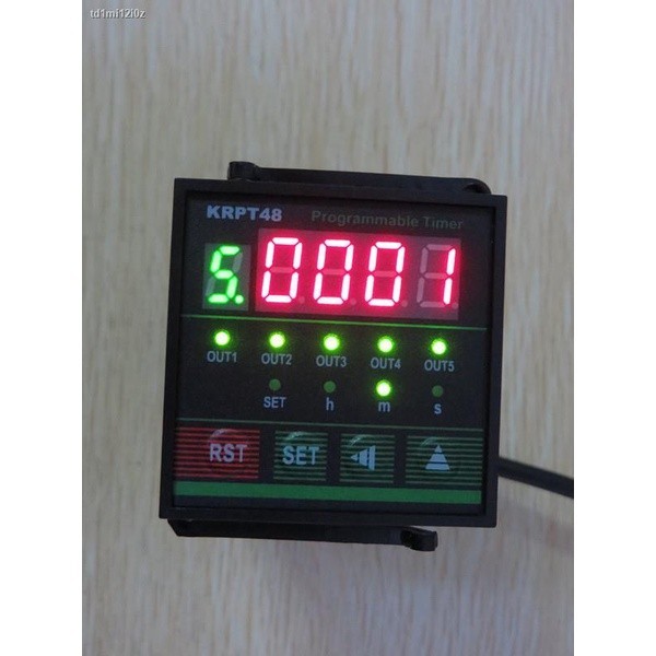 Programmable multi-channel time relay 5-channel cyclic industrial time ...