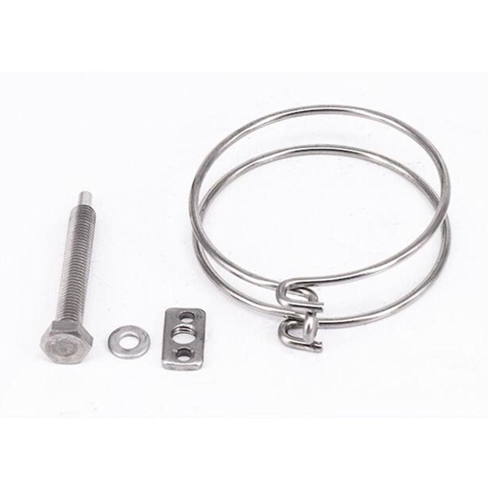 LAYOR1 1Pc 304 Stainless Steel Double Wire Throat Hoop Hose Clamps ...