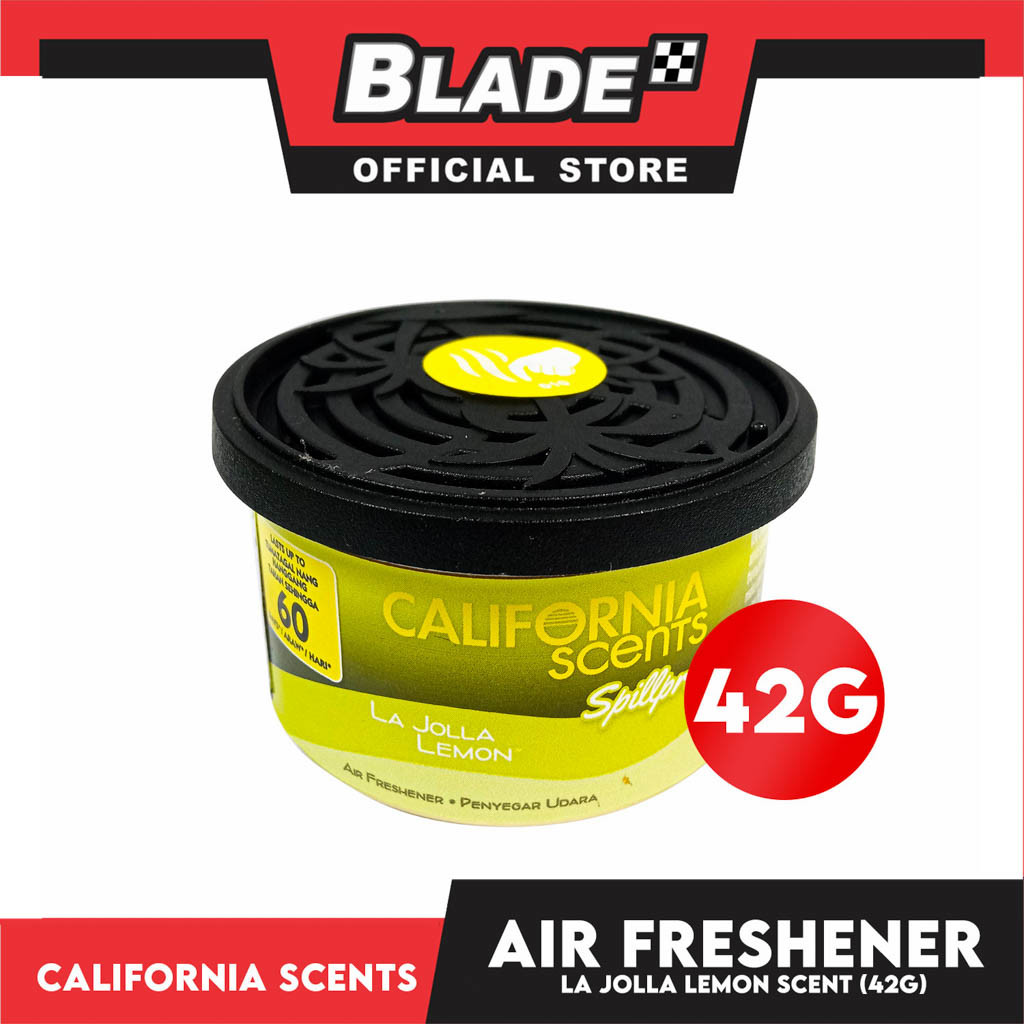 California Scents Organic Air Freshener La Jolla Lemon 42g Shopee