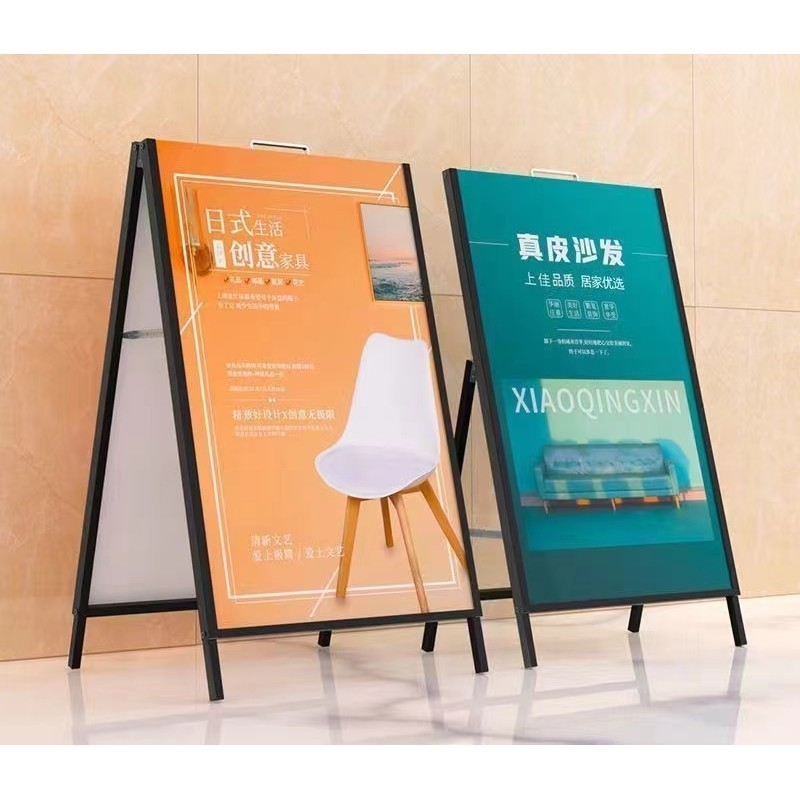 A Type Foldable Stand Signage / Floor Sign Sintra Board Menu Printing ...