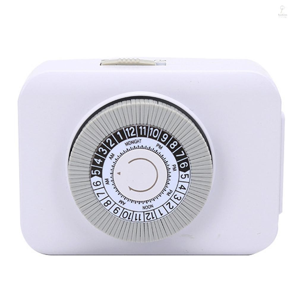 FLP Indoor Mechanical Outlets Timer 24Hour Programmable Plugin Timer