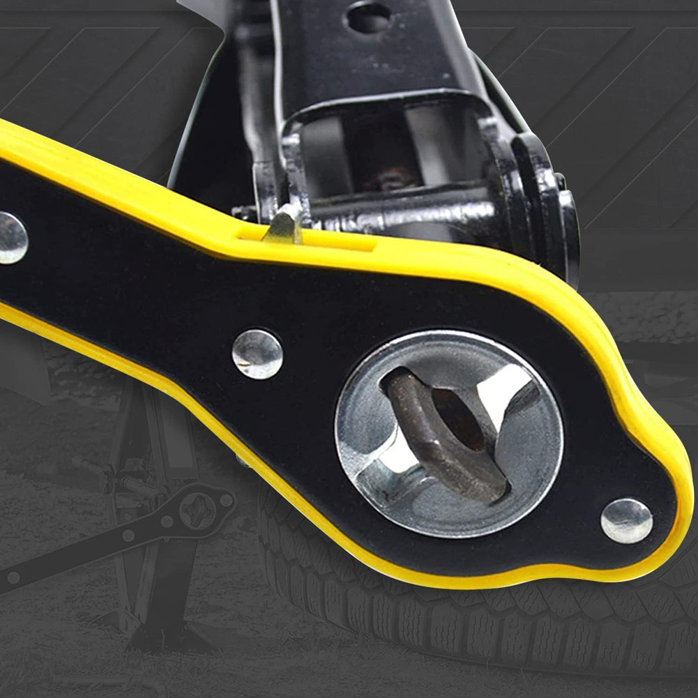 Car Jack Ratchet Wrench Labor-saving Metal Jack Wrench | Shopee Philippines