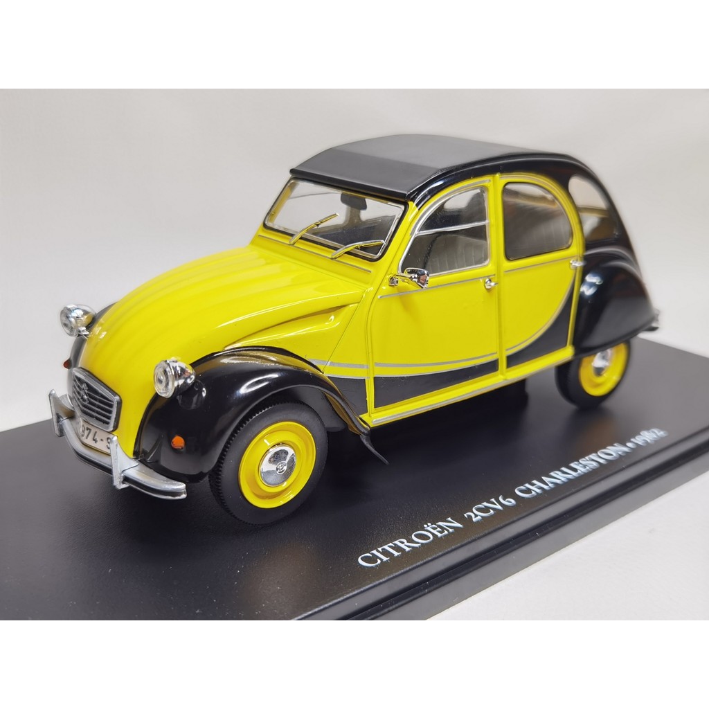 Ixo 1/24 CITROEN 2CV6 CHARLESTON 1982 CITROEN Classic Car Model Alloy