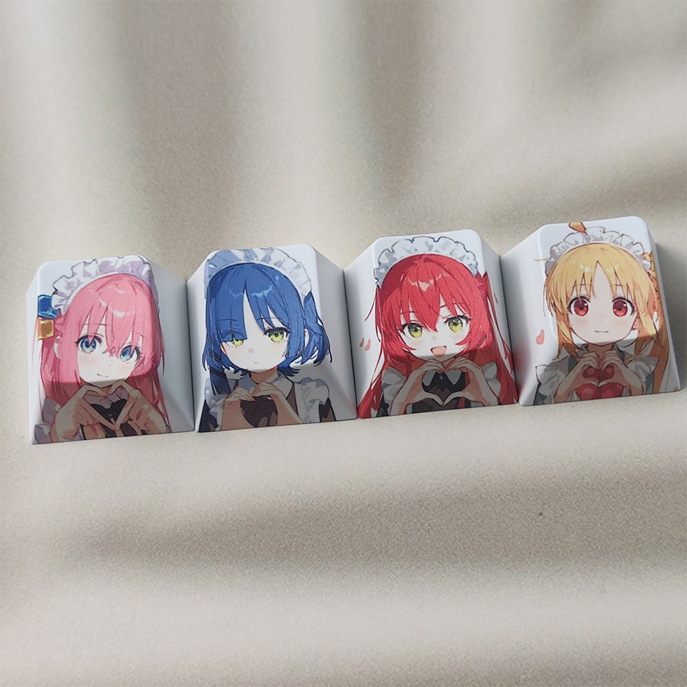 Bocchi The Rock Keycaps Cherry R4 PBT Dye Sublimation Mechanical ...