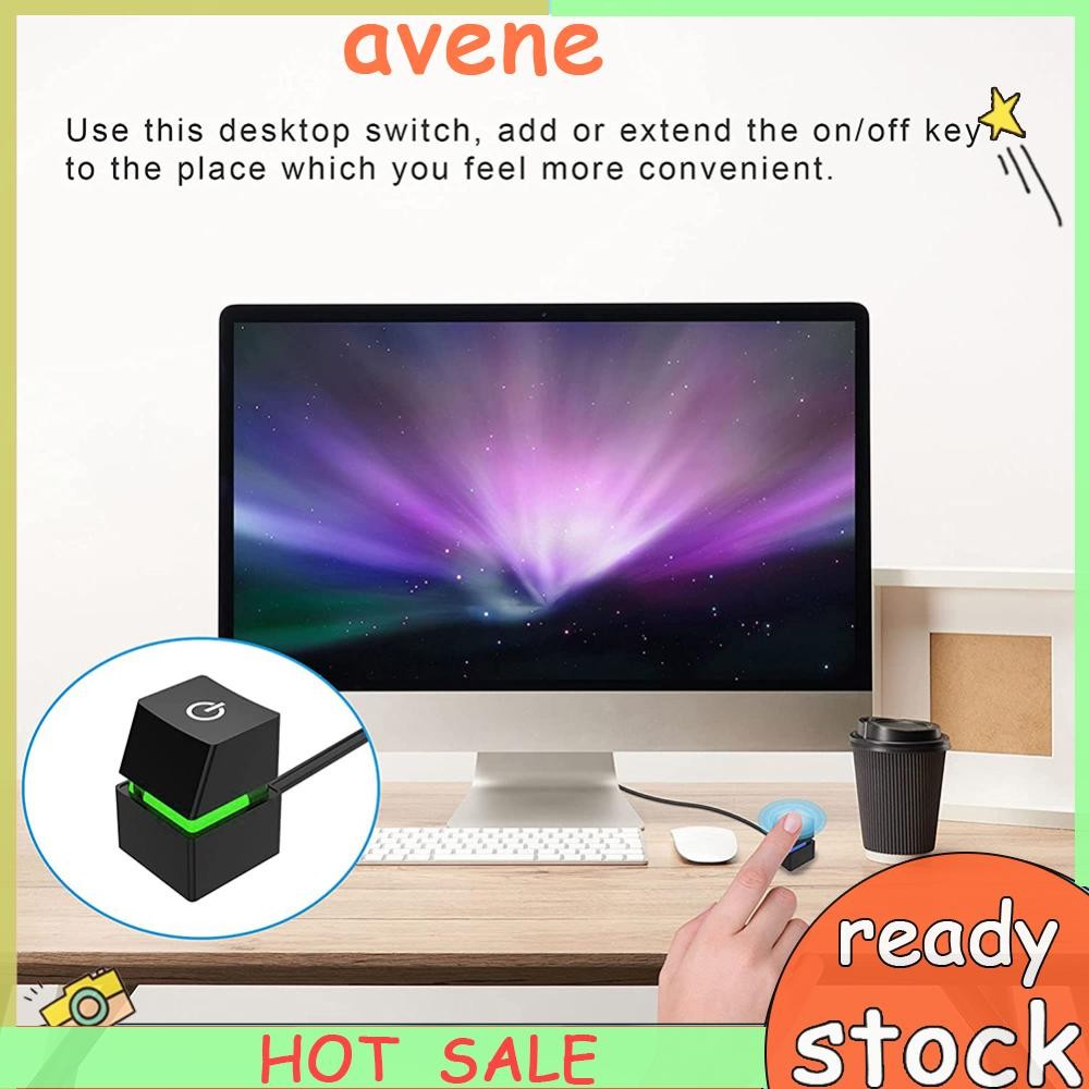 Desktop Computer Power Switch On/off Button 2m Extension Cord for pc ...