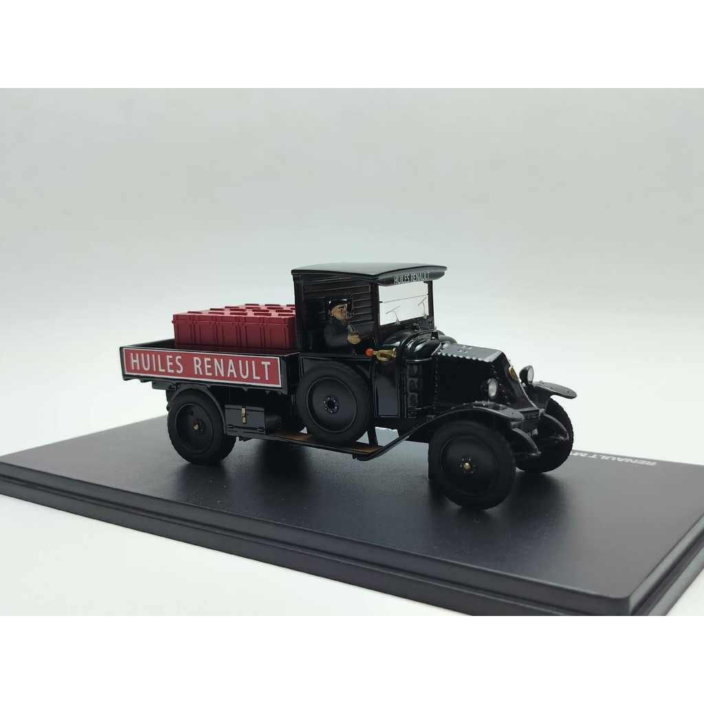 PERFEX Renault MY 1924 Utilitaire 1/43 - Noir, Plateau Aux Couleurs Au Pe