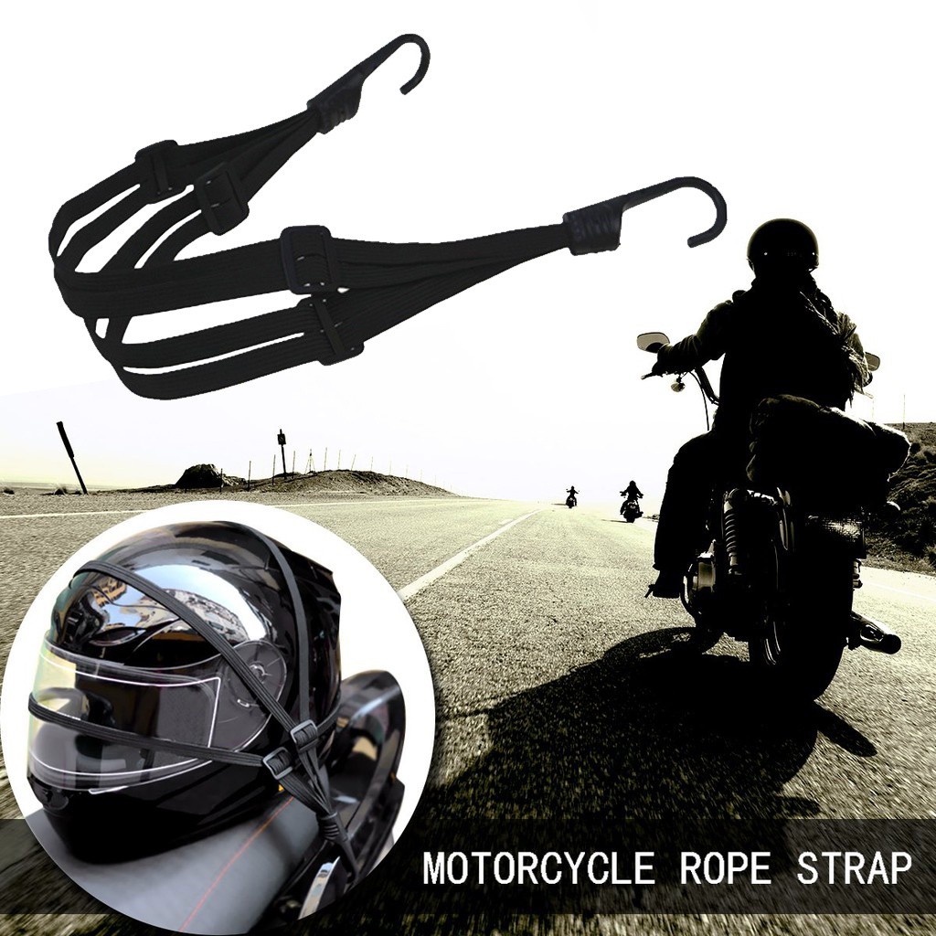 Motorcycle Luggage Rope Net Helmet Rope Helmet Net Elastic Rope Helmet ...