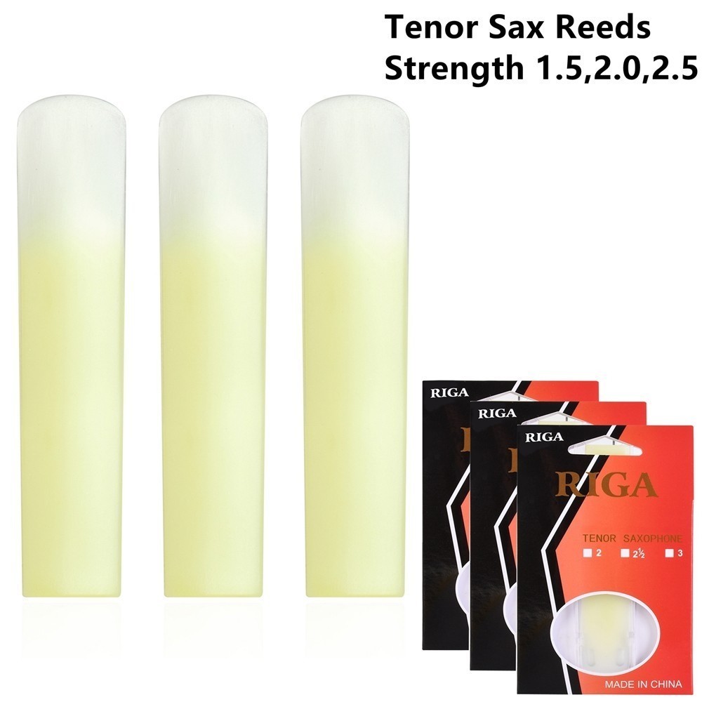 Long lasting Synthetic Resin Reeds for Tenor Sax Strengths 1 5 2 0 2 5