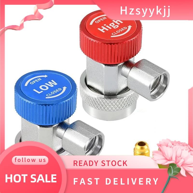 【hzsyykjj】R134A H / L Auto Car Quick Coupler Connector Brass Adapter