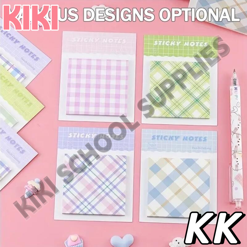KK 30 sheets INS Sticky Note Paper Grid Simplicity Memopad Creative ...