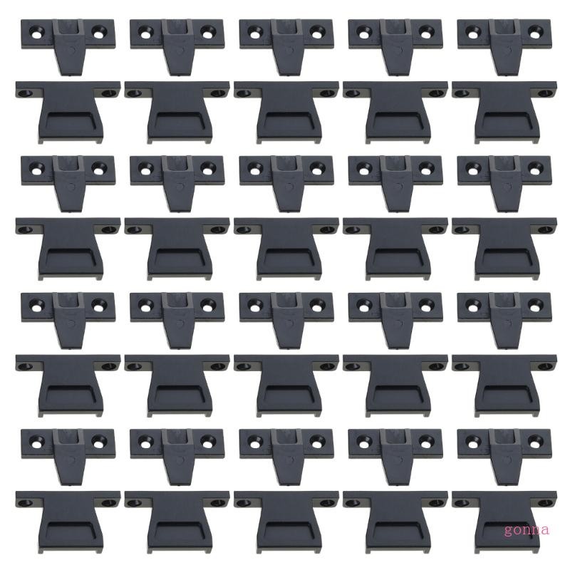 gonna 20Pcs Press Fit Panel Clip Furniture Push in Plinth Panel Joint ...
