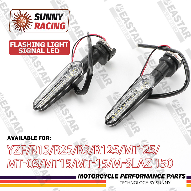 Motorcycle LED Turn Signal Light for YZF / R15 / R25/R3 / R125 / MT-25 ...
