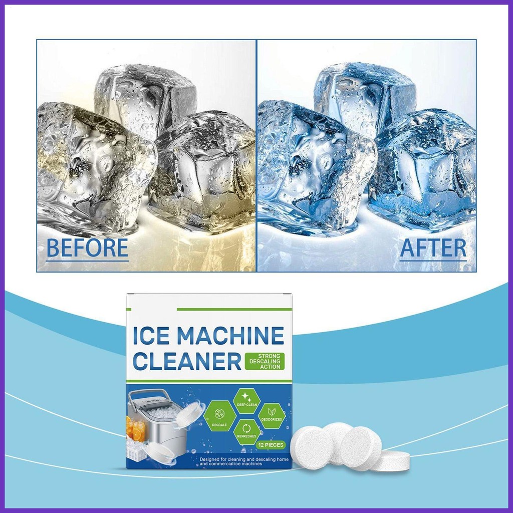 Ice Maker Cleaning Tablets Active Ice Machine Cleaner Tablets Active ...