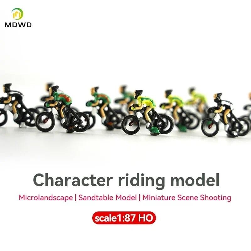Model Railway HO Scale 1:87 Cyclist Photographer Cycling 15 Different ...