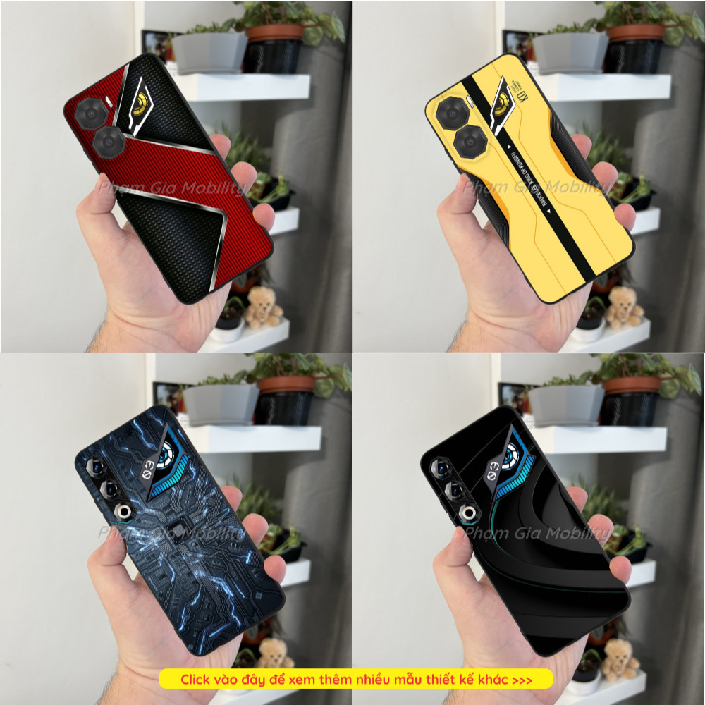 ZTE Nubia Neo 3 Neo3 GT 5G 4G black flexible case with technology and ...