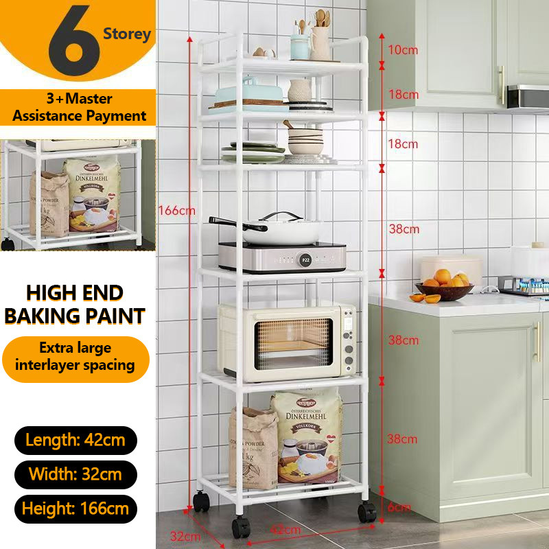 Kitchen Organizer Rack Simple Multi-layer Storage Rack Pot Rack ...