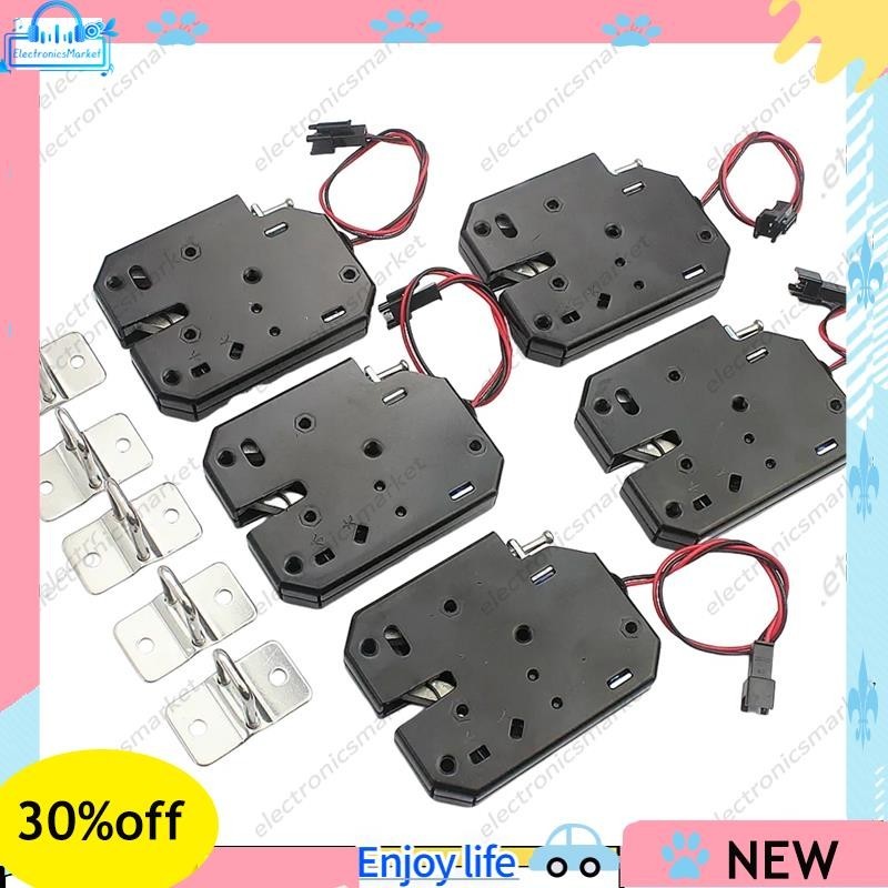 【electronicsmarket】Door Locks 5PCS DC 12V Small Electromagnetic Lock ...