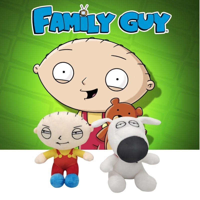 Adorable Family Guy Stewie And Brian Plush Toys Soft And Cute Cartoon 