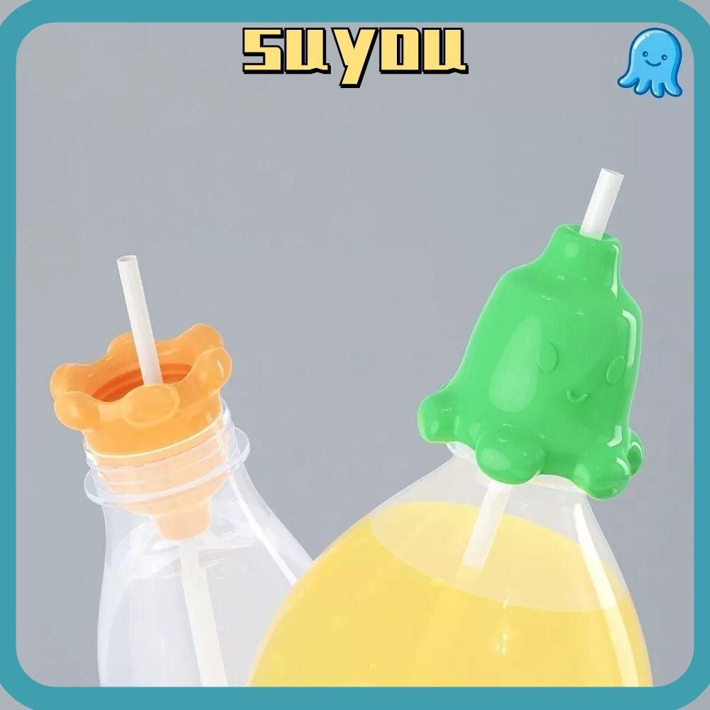 SUYO Octopus Soft Mouth, Portable No Spill Choke Water Bottle Cup