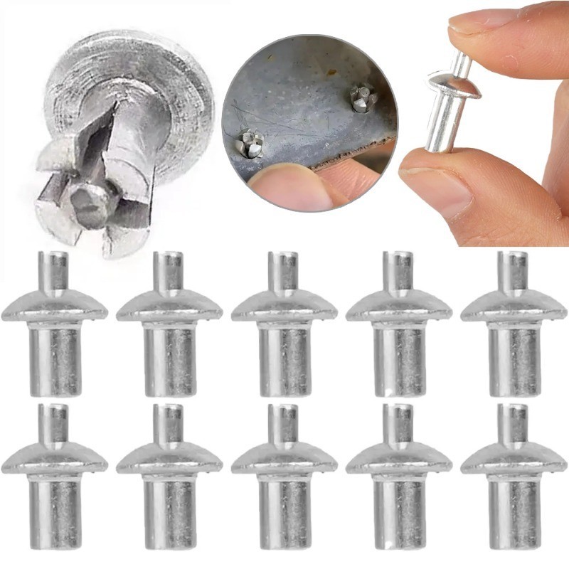 10/30/50Pcs Hammer Drive Expansion Screws/Tapping Aluminum Nails/Rivets ...