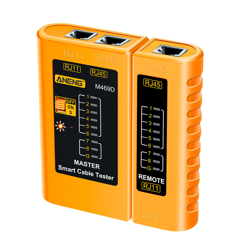 【CB】ANENG M469D Network Cable Tester Pairing Instrument for RJ11 RJ45 ...