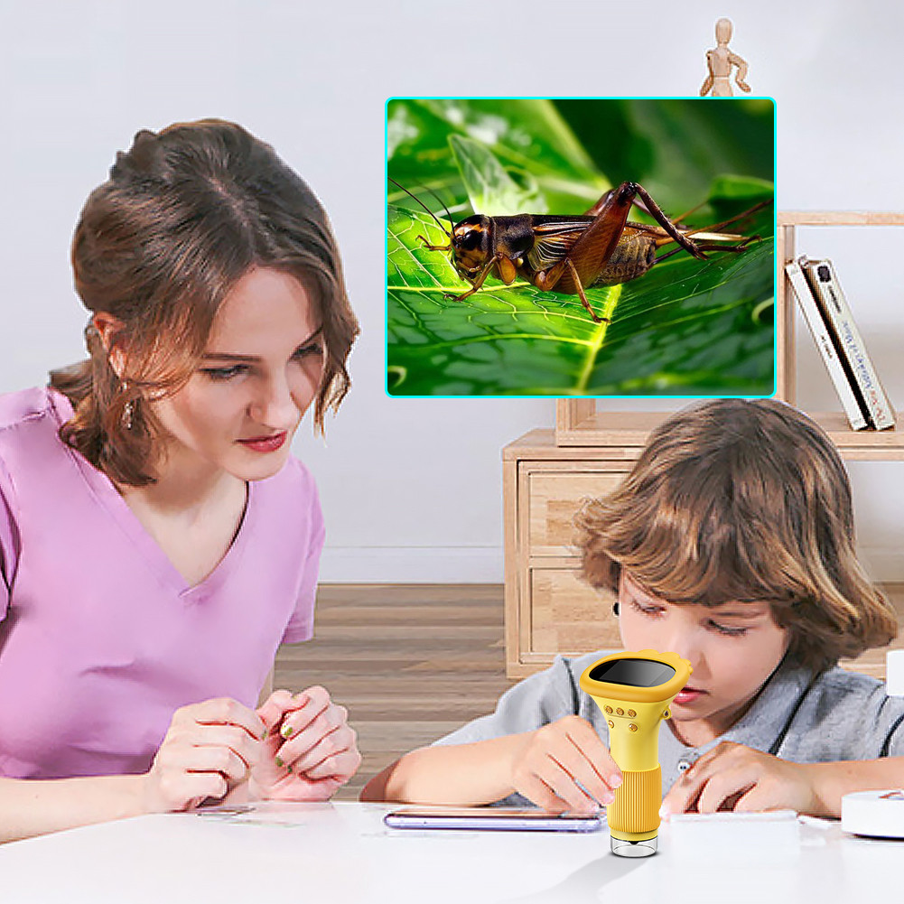1000X Handheld Digital Microscope 2 Inch IPS Screen Lab Digital ...