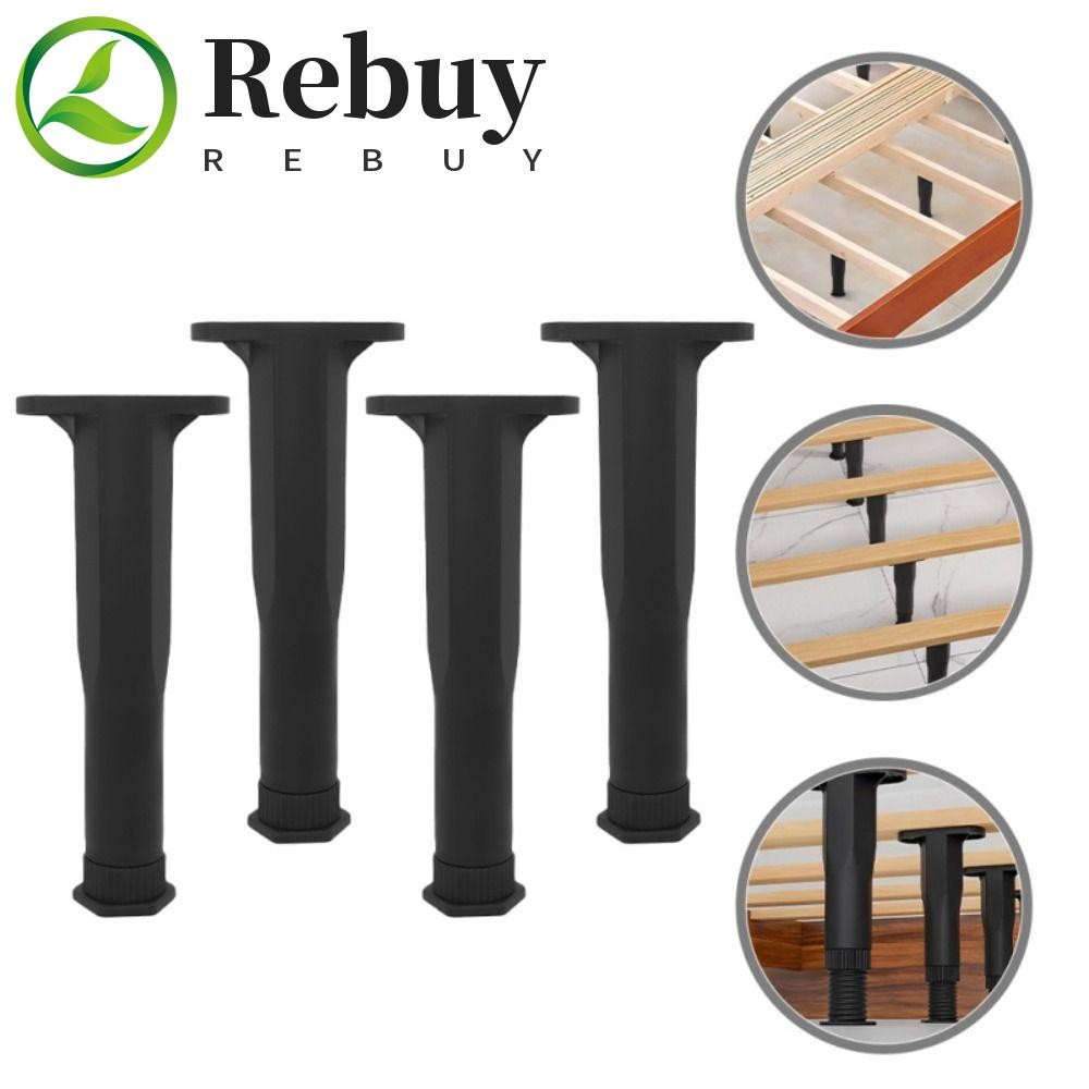 REBUY Bed Beam Support Leg, Telescopic Adjustable Bed Beam Support Feet ...