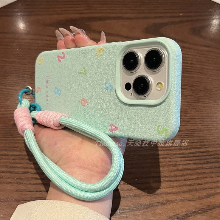 Huiwanju is suitable for iphone 15pro mobile phone caseblue bottom full ...