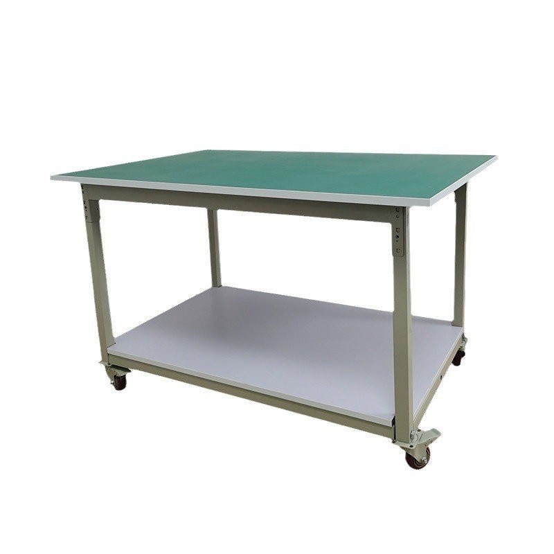 Workshop Packing Table Anti-Static Workbench Console Double-Layer ...
