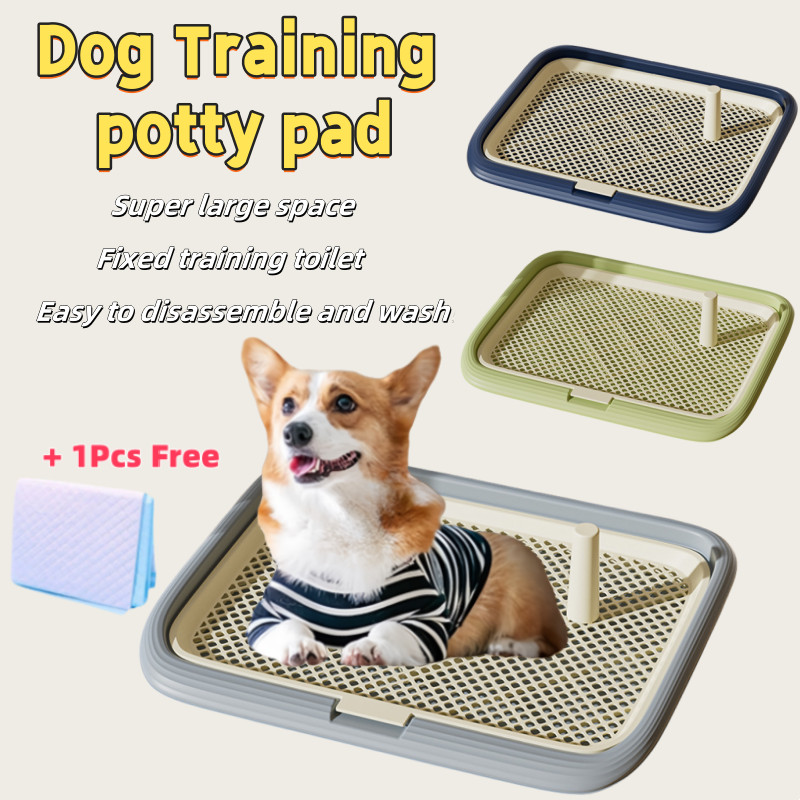 Dog Training potty pad (With Stand) Pet toilet Dog toilet | Shopee ...