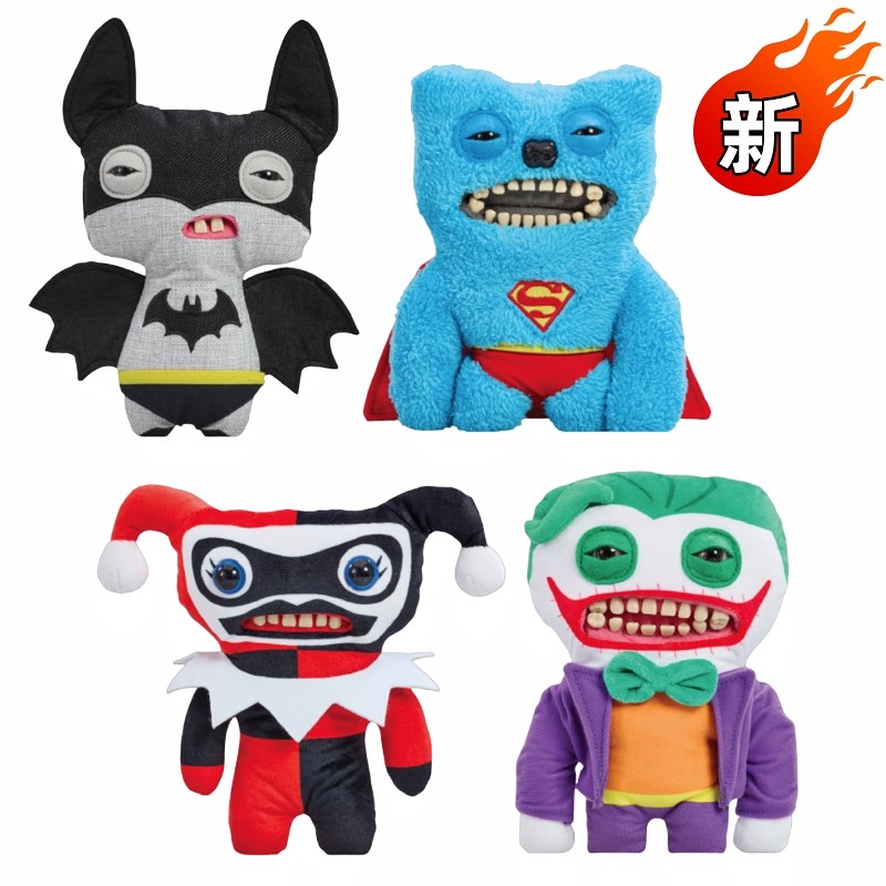 Toy British fuggler Cute Tooth Monster Batman Joker DC Joker Plush ...