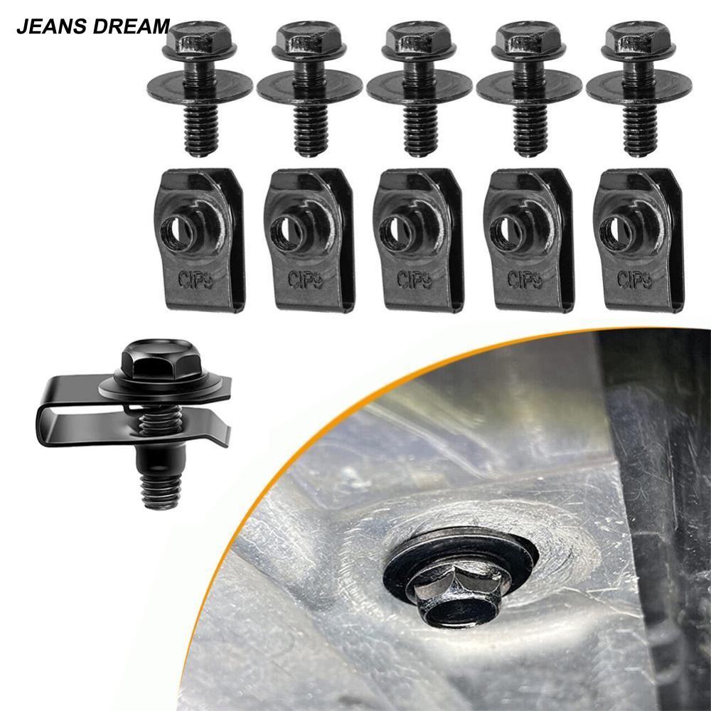 Ke Li Mi 50pcs Auto Fender Bumper Engine Under Cover Clip Fastener Push - Foto 6