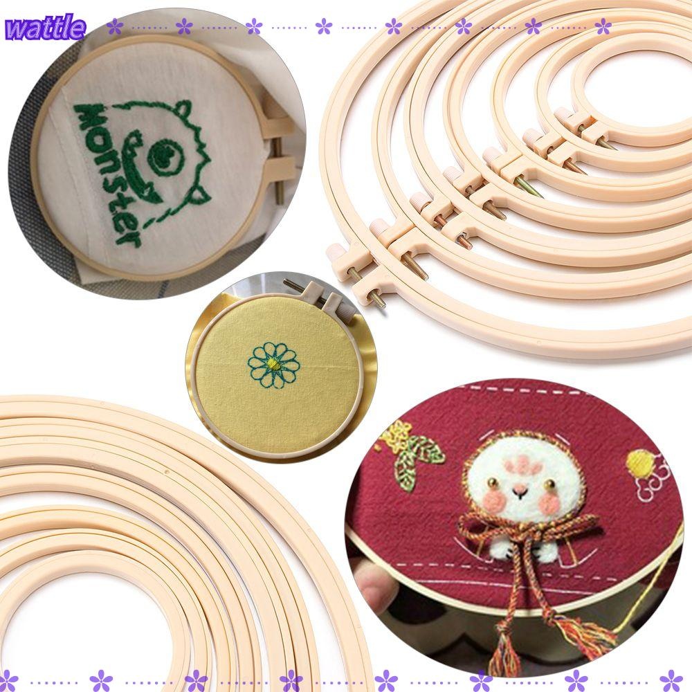 WATTLE Embroidery Hoop Ring DIY Imitation Bamboo Vintage Pattern ...