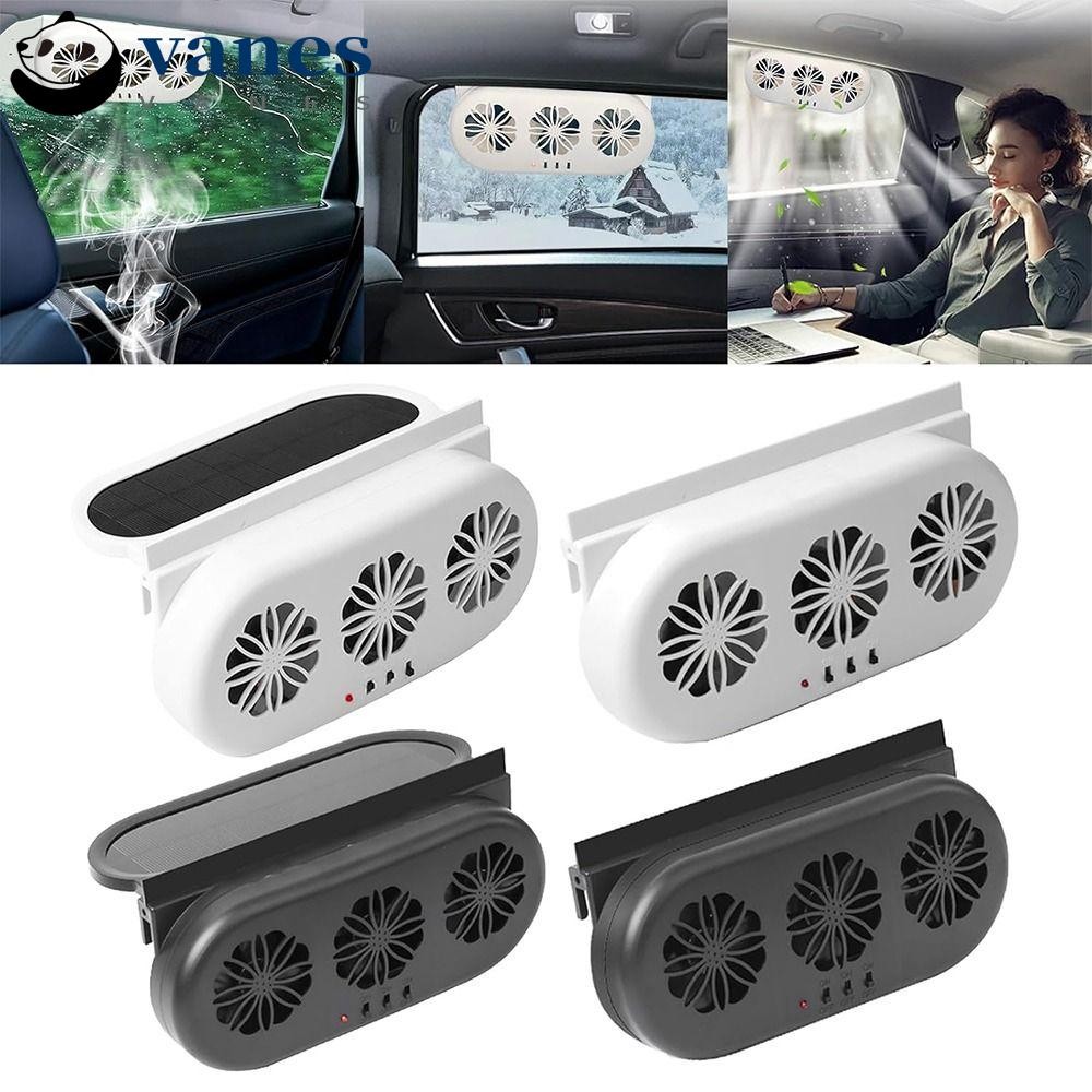 Car Cooler Solar Powered Car Ventilator Vehicle Exhaust Fan Solar