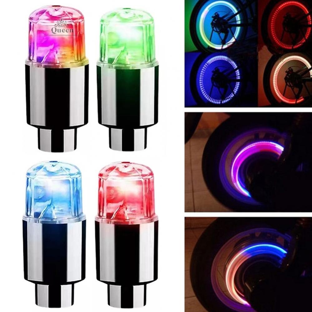 【QUM】LED Neon Cap Set of 4 Waterproof Design Compatible with Multiple ...