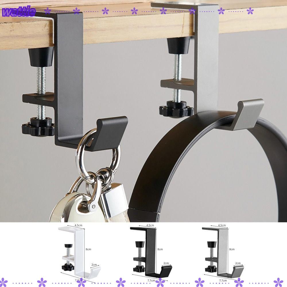 WATTLE Desk Edge Hook, Backpack Storage Punchfree Table Side Hook