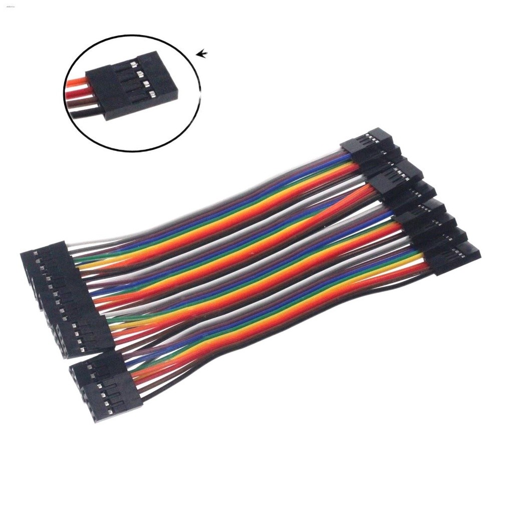 Pabrika☆5 DuPont lines female to female 1P-10P color cable connection ...