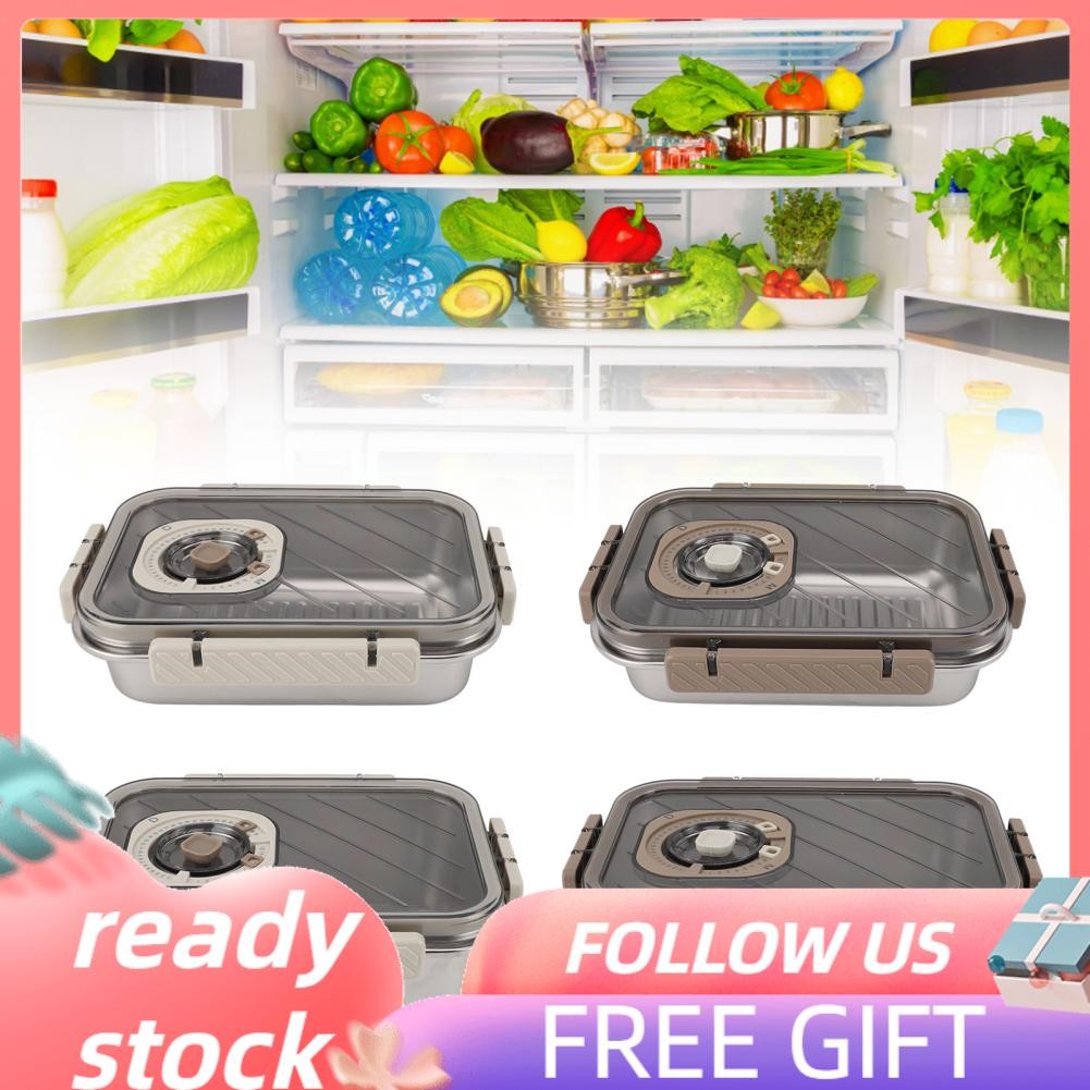 Hanhan1 Food Storage Container Fridge Rounded Edges Leakproof for Home