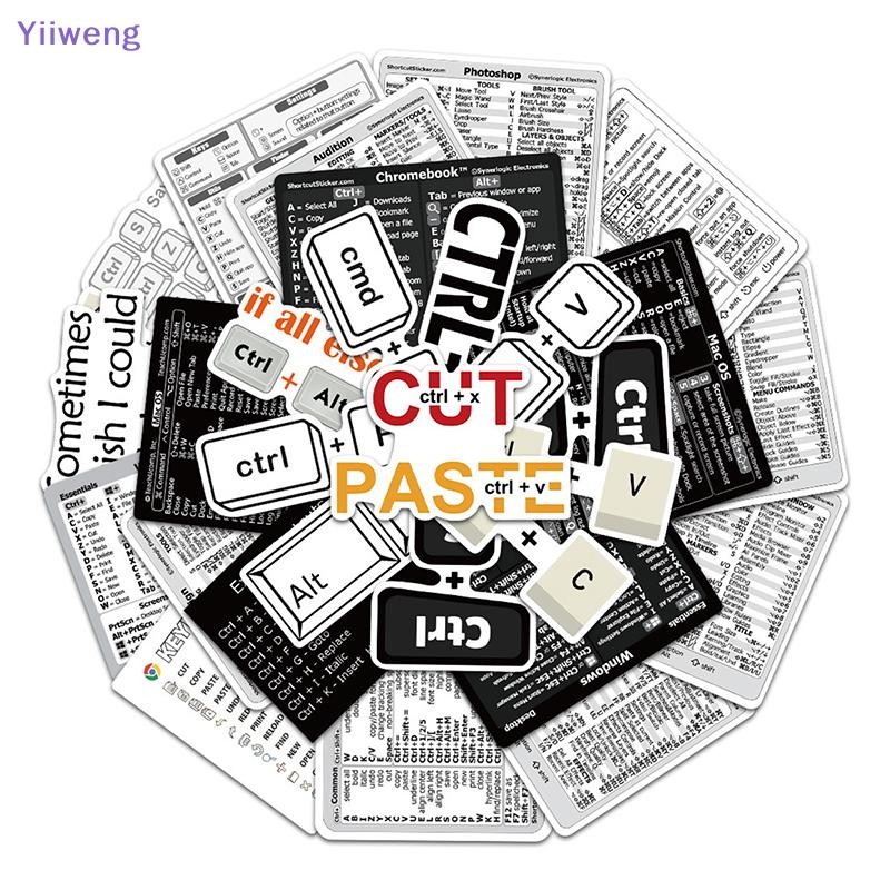 [yiiweng] 30Pcs Windows+ Word/Excel /Adobe Photoshop Keyboard Guide ...