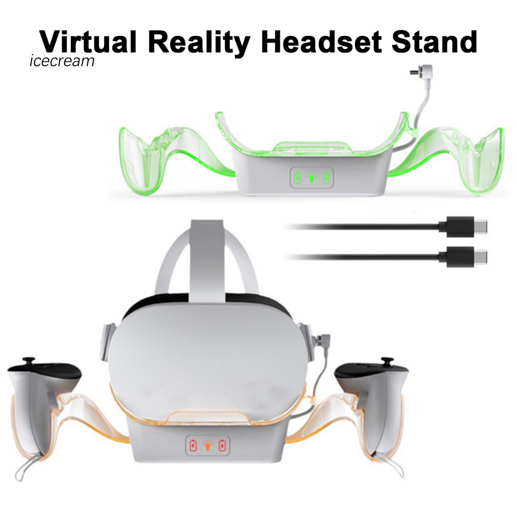 Vr Headset Charging Stand Virtual Reality Headset Stand Fast Charging