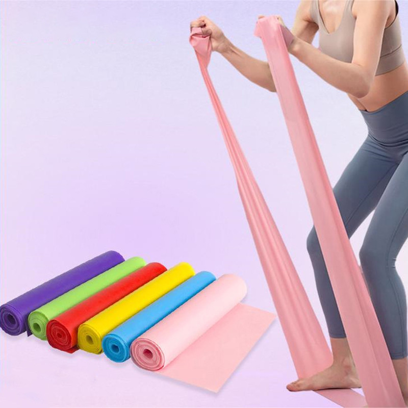 【Shines】 15m Yoga Tension Band Resistance Bands Yoga Gym Elastic Gum