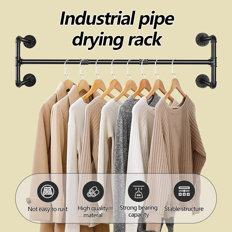 Industrial pipe drying rack Wall hangers save space Heavy duty hangers ...