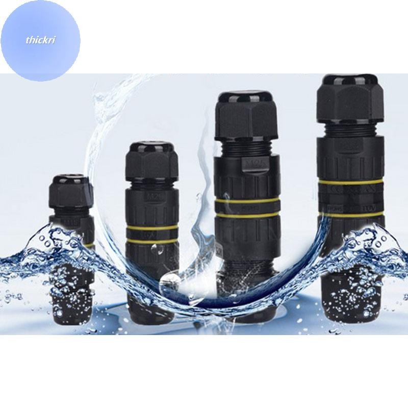 THICH M16 3Pin Waterproof Junction Box IP68 Cable Gland Connector
