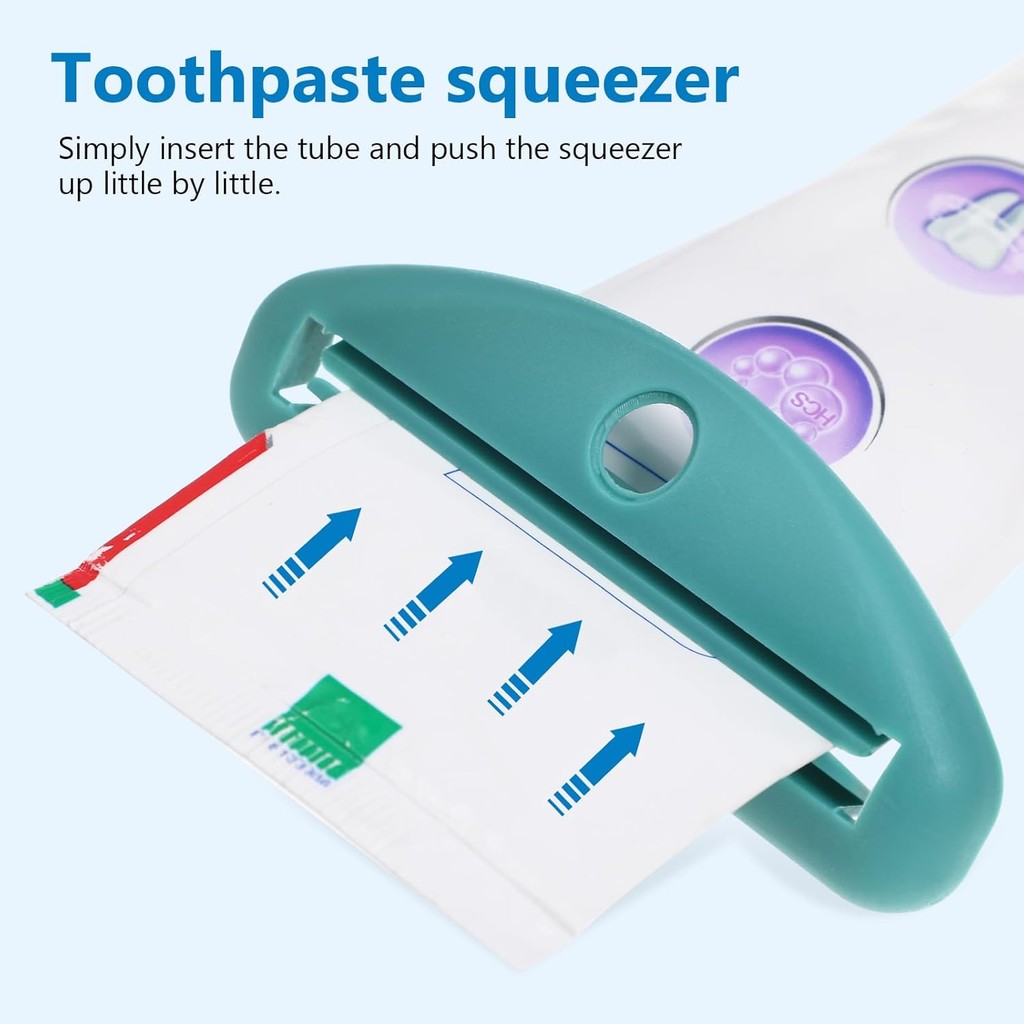 8PCS Toothpaste Squeezers Toothpaste Tube Squeezer Dispenser Hanging ...